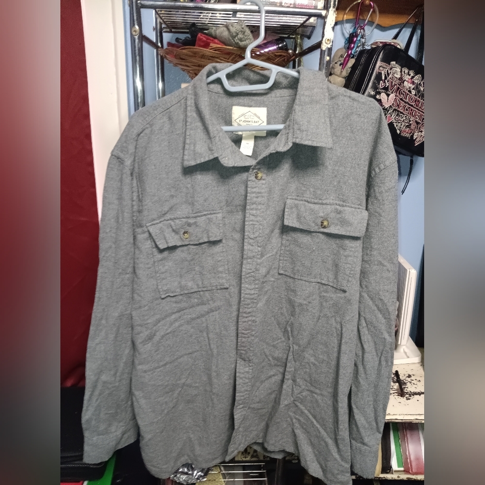 St. John's Bay Grey button down